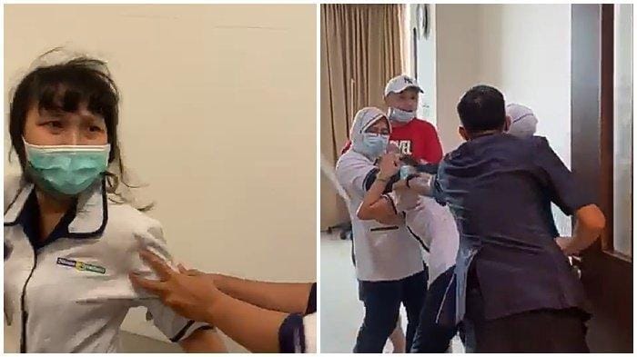 Petugas Kesehatan Dianiaya Di Rumah Sakit, Mata Kiri Memar Bibir Bengkak.